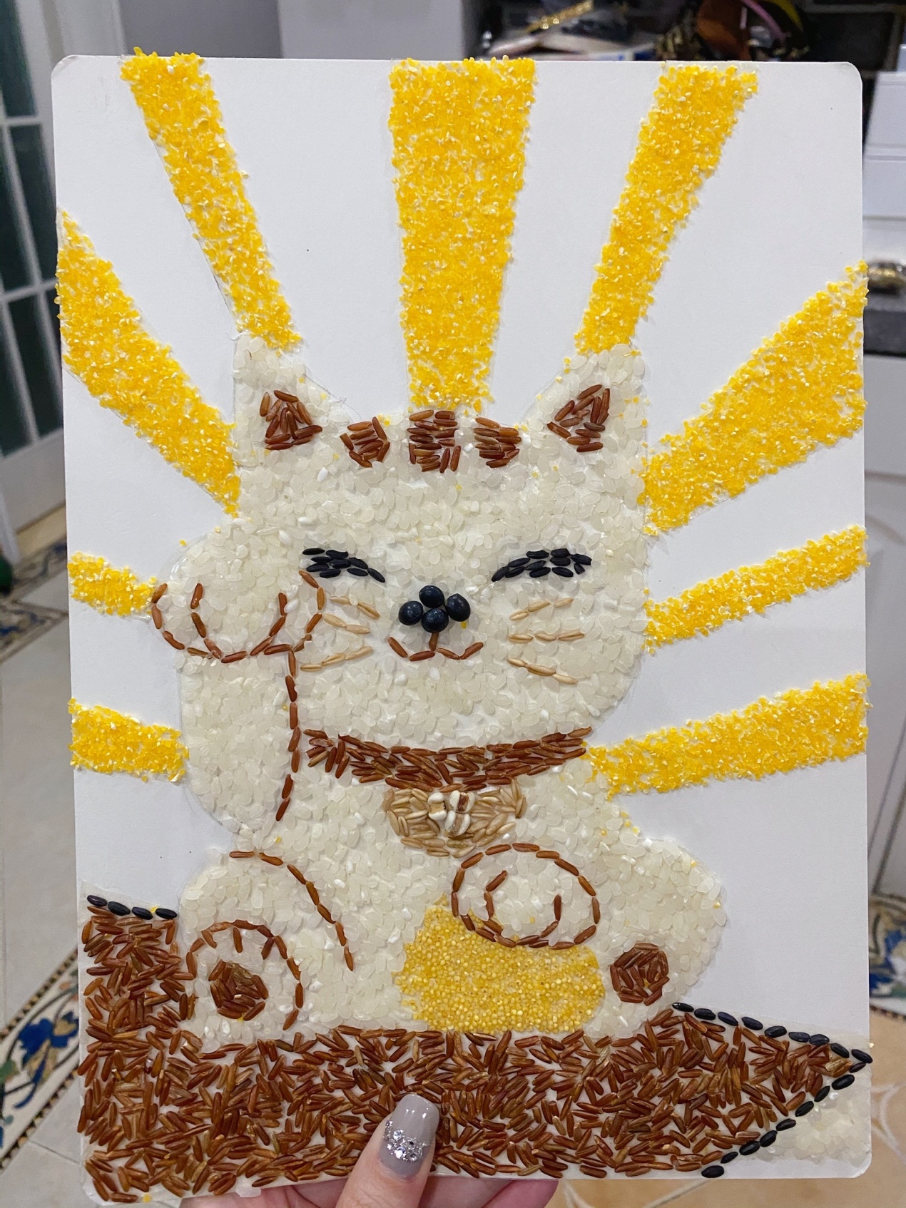 家长为幼儿园作业有多拼?全屋家电涂成油画艺术品